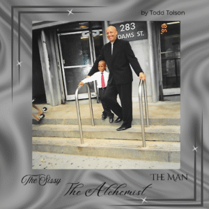 In front of the courthouse in downtown Brooklyn, I stand in a black suit beside my five-year-old son, dressed sharply in a white shirt, tie, and black slacks—the day our bond became official.